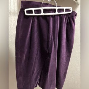 Vintage Gucci Velvet Pencil Skirt